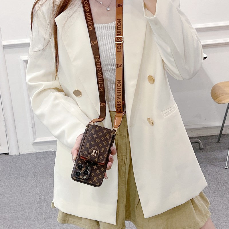 Lou Card Bag Crossbody Color Chain iPhone Case