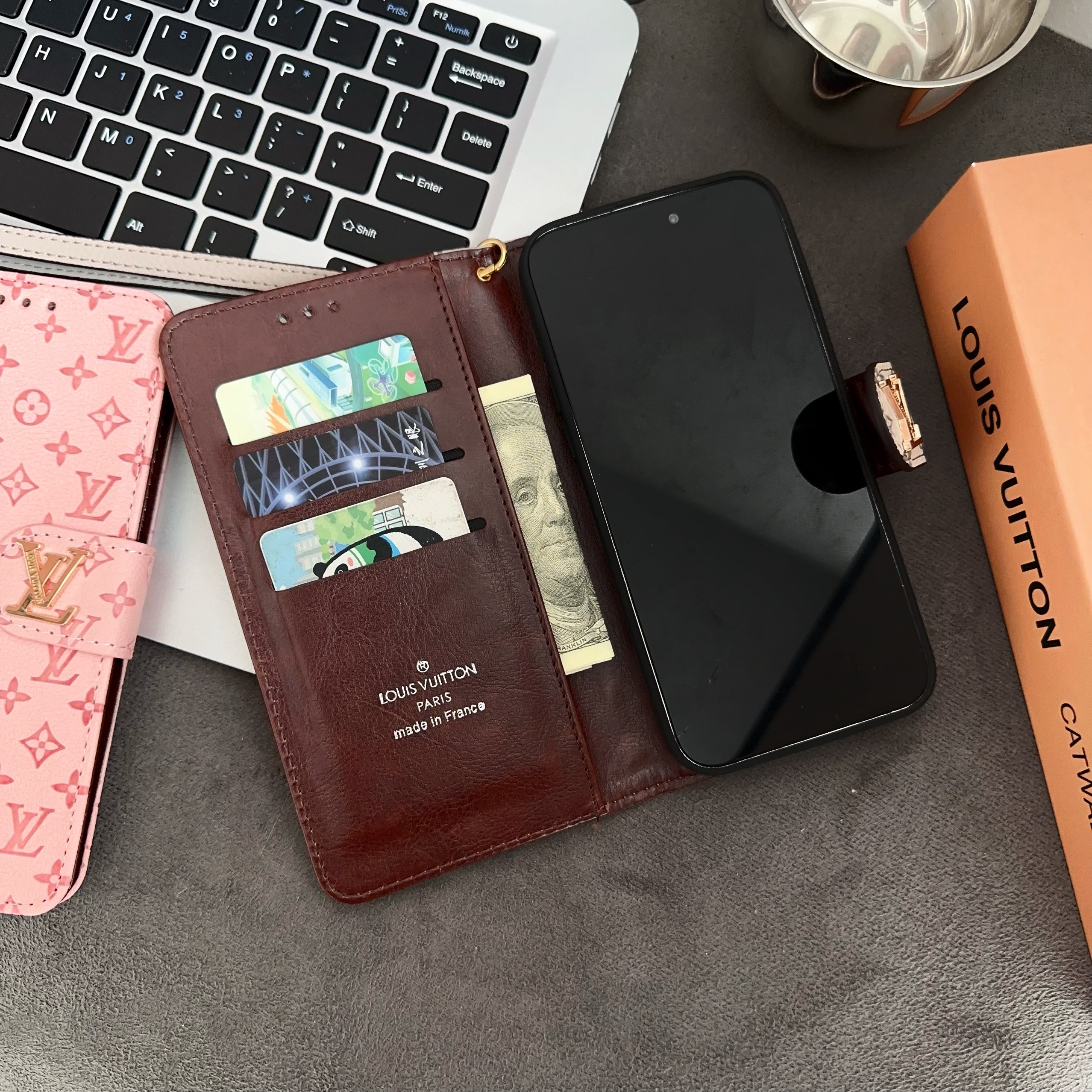 Lou Card Holder Chain iPhone Case