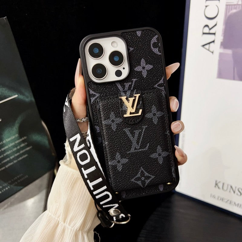 Lou Classic Color Crossbody iPhone Case