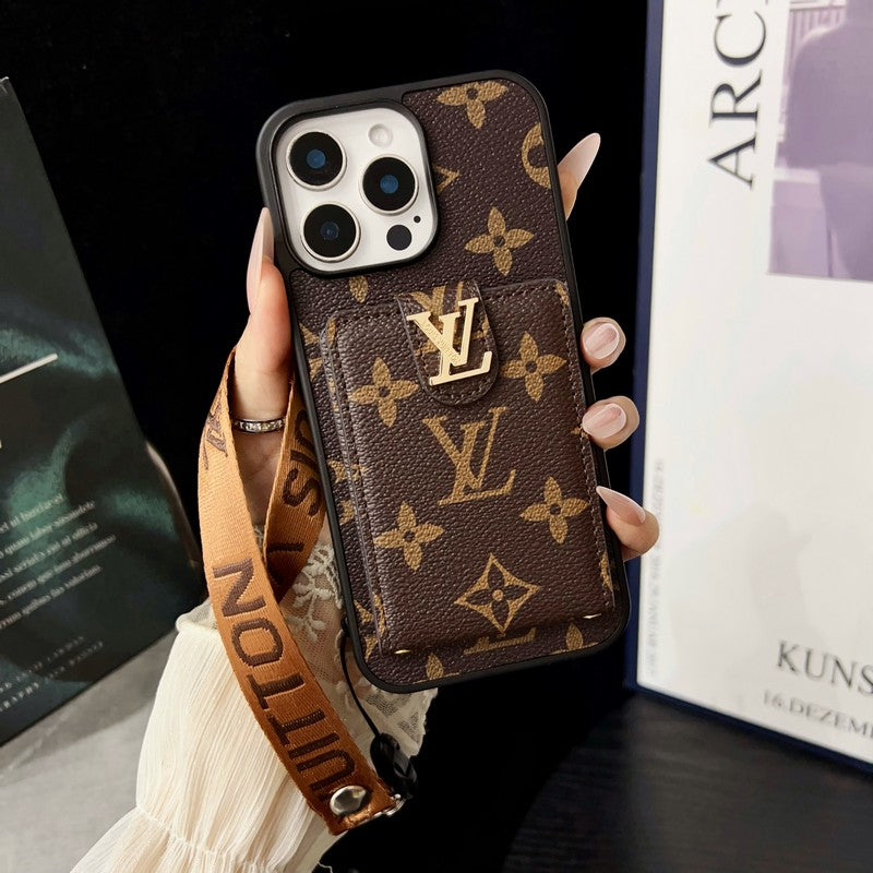Lou Classic Color Crossbody iPhone Case