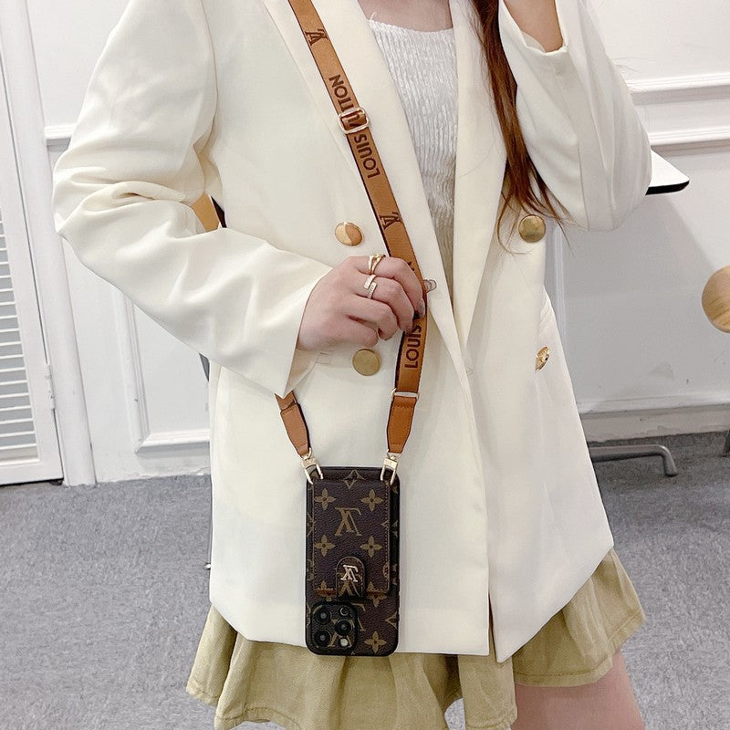 Lou Card Bag Crossbody Color Chain iPhone Case