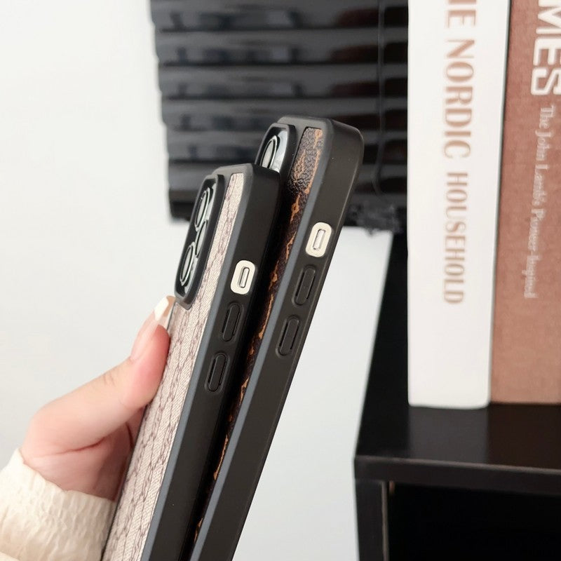 Lou Classic Brown Hand Chain iPhone Case