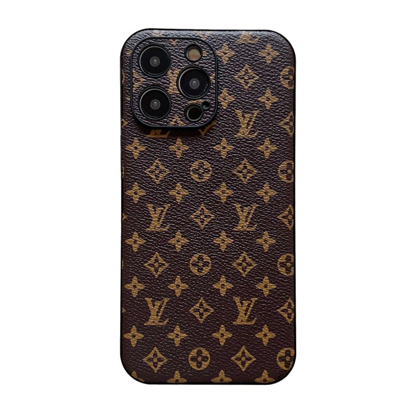 Lou Classic Color Leather iPhone Case