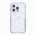 Mini Blue Bubble Hearts Phone Case