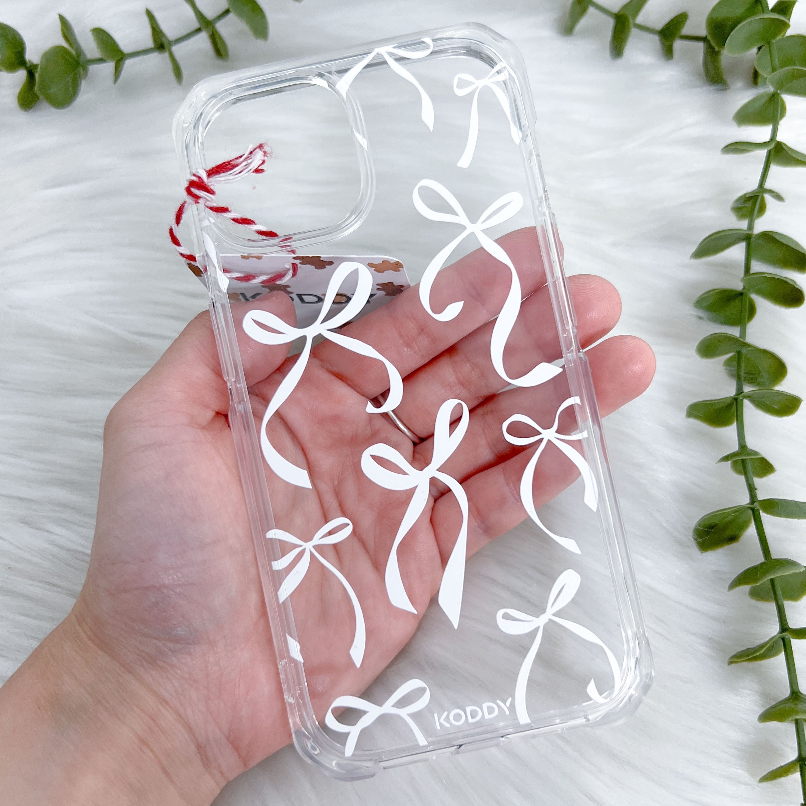 Petite White Bows Phone Case