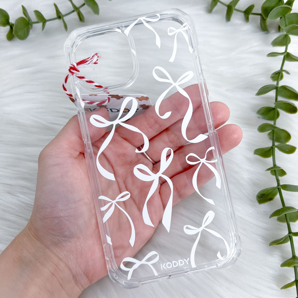 Petite White Bows Phone Case