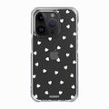 Pure White Hearts Phone Case