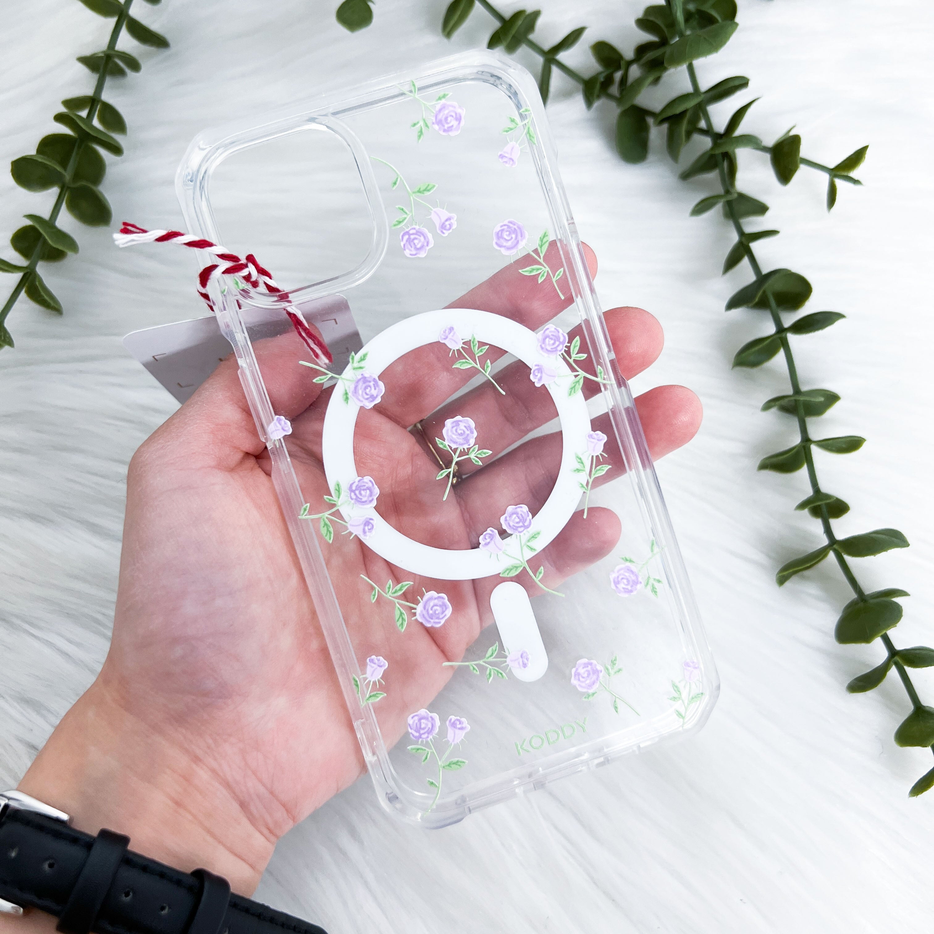 Purple Rose Phone Case